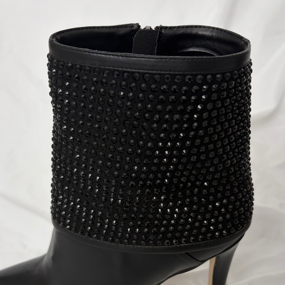 Bata Black Studded Ankle Boots - Picture 9 of 10